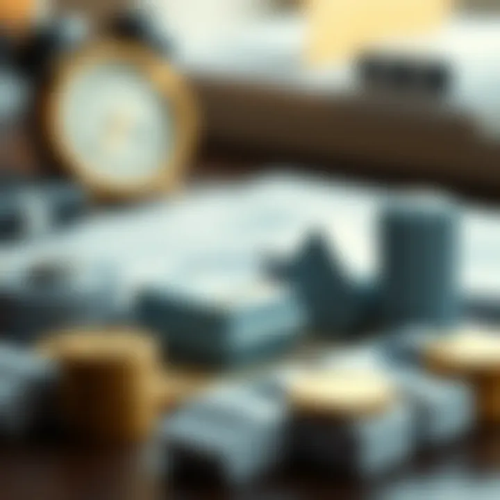 Visual representation of different types of securitized products within investment portfolios