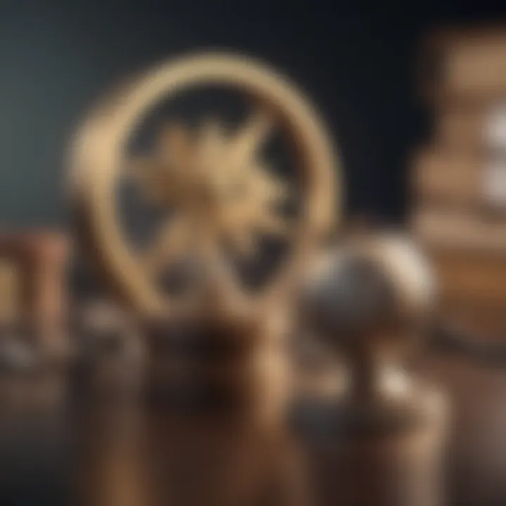 Illustration depicting various types of intellectual property rights