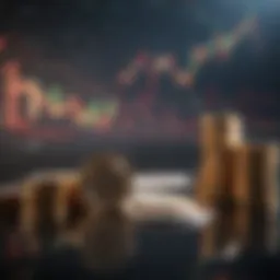 Conceptual representation of stock market analysis