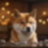 Visual representation of Shiba cryptocurrency logo