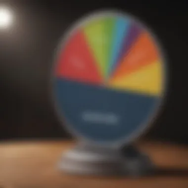 Pie chart illustrating asset allocation in a diversified portfolio